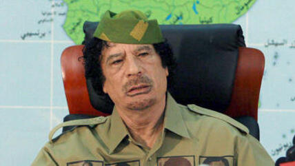 Muammar al-Gaddafi as self-proclaimed leader of the 'United States of Africa' (photo: dpa)