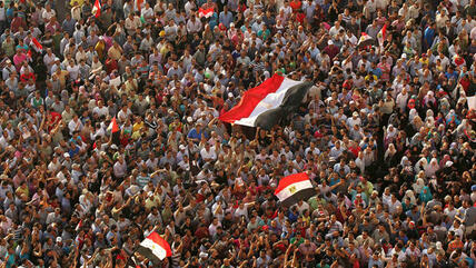 Demonstration auf dem Tahrir-Platz in Kairo; Foto: Reuters