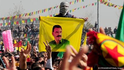 Supporters of PKK leader Öcalan near Diyabakir (photo: Stringer/AFP/Getty Images)