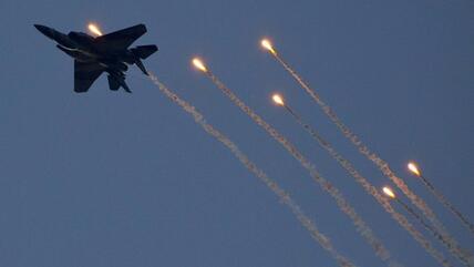 Israelische Kampfjets bombardieren syrisches Militär bei Damaskus; Foto: JACK GUEZ/AFP/Getty Images 