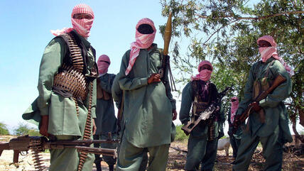 Al-Shabaab militiamen near Mogadishu (photo: dapd)