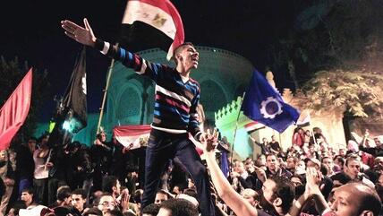 احتجاجات على الرئيس المصري  محمد مرسي. ديسمبر 2012. رويترز
