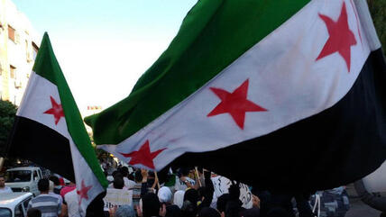 مظاهرات ضد النظام في دمشق. رويترز