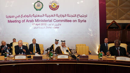 Meeting of the Arab Ministerial Committee on Syria (Arab League) in Doha (photo: Osama Faisal/AP/dapd)