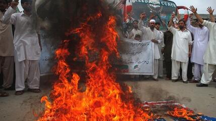 Demonstration gegen islamfeindlichen Film in Peschawar; Foto: Reuters