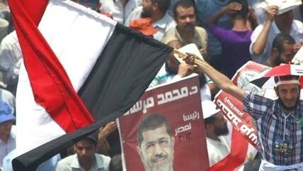 Supporters of Mohamed Morsi in Cairo (photo: Reuters)