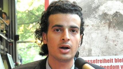 Egyptian blogger Maikel Nabil Sanad (photo: Bettina Marx/DW)