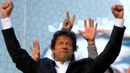 Ex-Kricketstar Imran Khan; Foto: AP