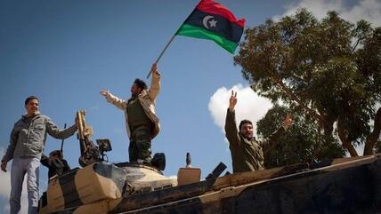 Libyan rebels celebrate the victory over Gaddafi in 2011 (photo: dapd)