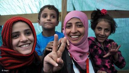 فوز توكل بجائزة نوبل للسلام اعتراف بدور المرأة العربية في الثورات التي تجتاح الدول العربية 
