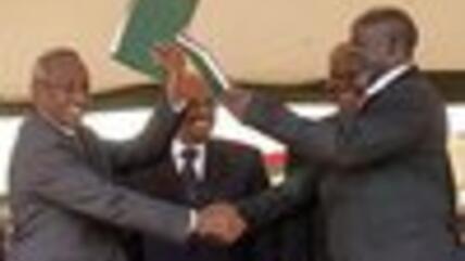 الصورة: أ ب، نائب الرئيس السوداني وزعيم الحركة الشعبية لتحرير السودان