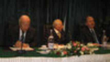 مشاركون في مؤتمر تونس حول "العولمة والتحديات الأمنية الجديدة"، الصورة: منصف سليمي
