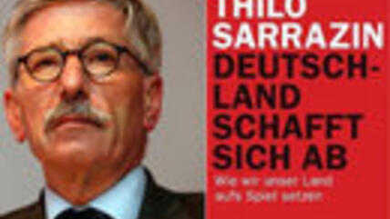 غلاف كتاب تيلو زاراتسين "ألمانيا تُلغي نفسها"، الصورة ا.ب