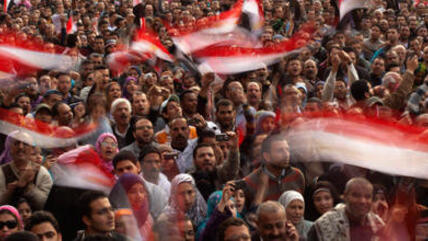ميدان التحرير في القاهرة عام 2011، أ ب