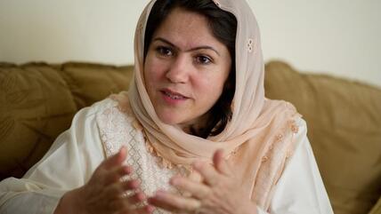Fawzia Koofi, afghanische Menschenrechtsaktivistin und Präsidentschaftkandidatin; Foto: Getty Images