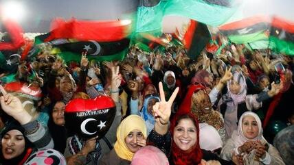 Female activists in Libya (photo: dapd)