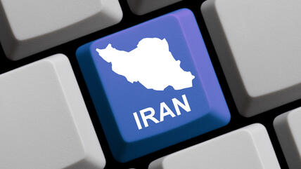 Computer-Tastatur mit Iran-Symbol, Foto: Fotolia/kebox