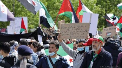 مظاهرات متضامنة مع الفلسطينيين في برلين - ألمانيا.