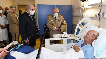 Brahim Ghali in hospital in Algiers.
