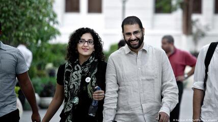 Ägypten Kairo Alaa Abdel-Fattah Mona Seif; Foto: Picture-Alliance