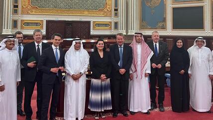 زيارة مجموعة من البرلمانيين الألمان إلى قطر.