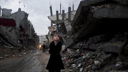 طفل في غزة - فلسطين.