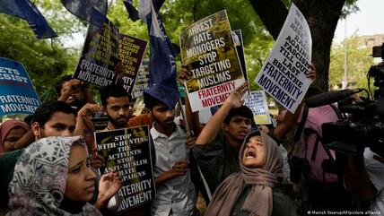 احتجاجات في دلهي ضد اضطهاد المسلمين - الهند.