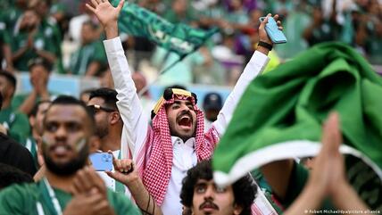 كأس العالم 2022 في قطر:  مباراة الأرجنتين والسعودية.