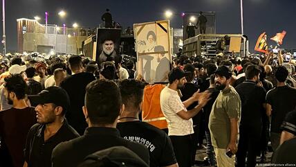 احتجاجات في بغداد ضد حرق القرآن - العراق.