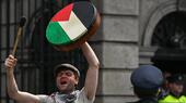 Trommeln für Gaza: in Dublin finden regelmäßig pro-palästinensische Demos statt.