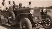 Brigitte Schiffer & Hans Hickmann on the way to Siwa Oasia. Siwa Oasis, Cairo, 1933