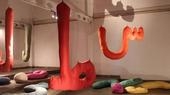 The artwork "Stitching the Wounds" by the performance artist Arahmaiani (photo: Christina Schott)
