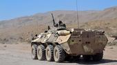 Tajik army tank on the way to Khorog (photo: DW/Galym Fashdutinov)