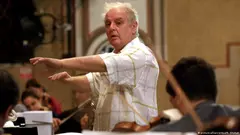 Conductor Daniel Barenboim during a rehearsal