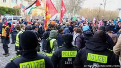 Pro-Palestine protest at the Freie Universität Berlin