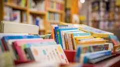 Colourful children book in different languages 