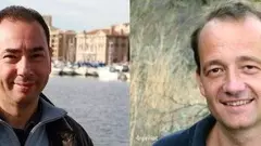 Khaled Al-Khamissi (links) und Stefan Weidner; Fotomontage: Susanne Schanda/DW