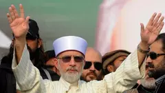 طاهر القادري. أ ف ب