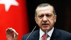 Turkey's Prime Minister Tayyip Erdogan addresses members of parliament from his ruling AK Party (AKP) during a meeting at the Turkish parliament in Ankara June 26, 2012 (photo: REUTERS/Umit Bektas)