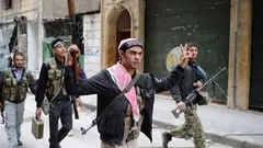 Soldiers of the Free Syrian Army in Aleppo (photo: AFP/Getty Images)