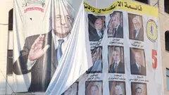 Election poster for the Palestinian local elections (photo: René Wildangel)