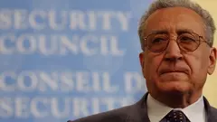 Der algerische Krisendiplomat und Syrien-Sondergesandte Lakhdar Brahimi; Foto: dpa/picture-alliance