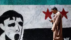 Wandbild der Freien Syrischen Armee; Foto: Reuters