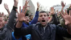 Anti-government protests in Algeria (photo: dpa)