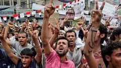 Demonstration against Ali Abdullah Saleh in Sanaa (photo: dapd)