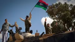Libyan rebels celebrate the victory over Gaddafi in 2011 (photo: dapd)