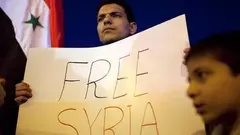 الكاتب الألماني السوري رفيق شامي في قراءة للثورة السورية، الصورة عبير سلطان 
