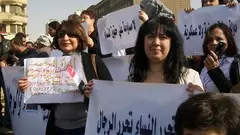 Demonstration von Frauenrechtsaktivistinnen in Kairo; Foto: DW