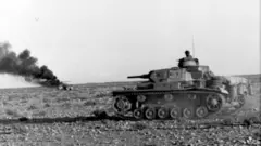 German tank in the desert during Nazi Germany's Africa Campaign (photo: Bundeswehr Archive)