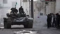 مقاتلو الجيش السوري الحر في ريف دمشق. رويترز